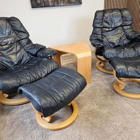 2 stk. Stressless® Reno(L) lenestoler m/krakk fra Ekornes