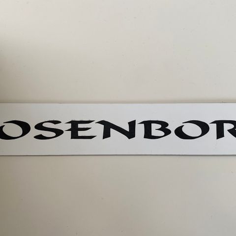 Rosenborg skilt