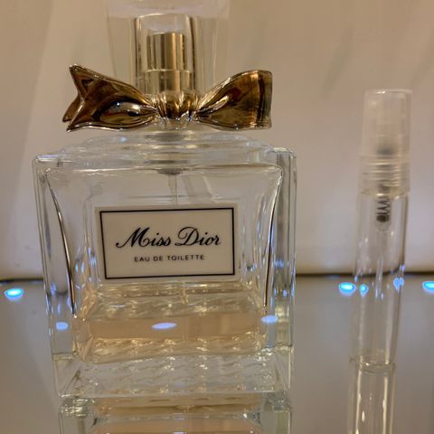 Miss Dior EDP 5 ml EDT parfymeprøver/dekanter/samples glassflasker