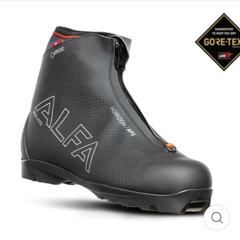 Alfa GTX Horizon / APS str.39 oppgradert til Salomon Quicklace hurtiglisser