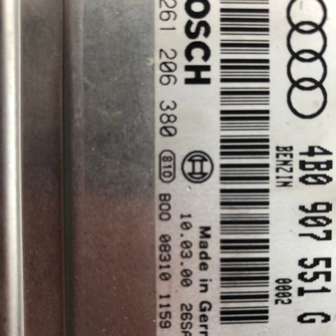 Audi A6 motorstyring ecu, til 2,7 biturbo AJK. C5 passer 1998 til 2004