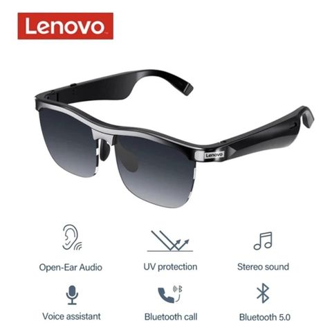 LENOVO Smart Eyewear MG10 - Solbriller m/bluetooth og innebyggede høyttalere
