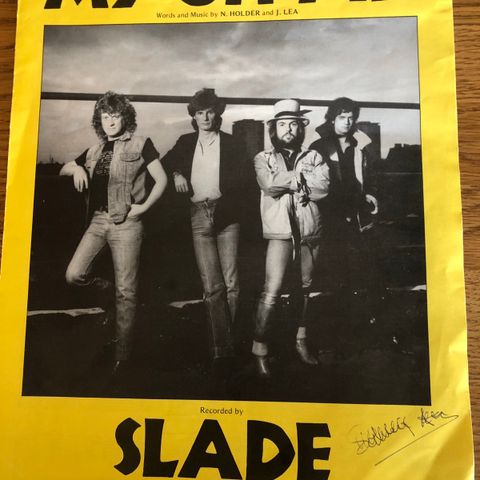 Retro notehefte - My oh my - Slade - 1983