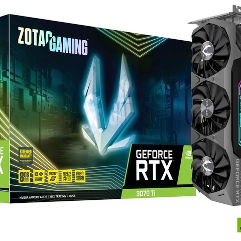 ZOTAC RTX 3070 Ti / lite brukt ca 6 mnd gammel