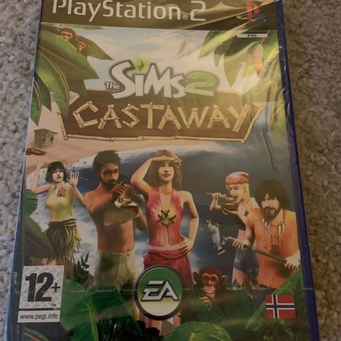 Forseglet utgave av «the Sims 2: Castaway» (PS2)