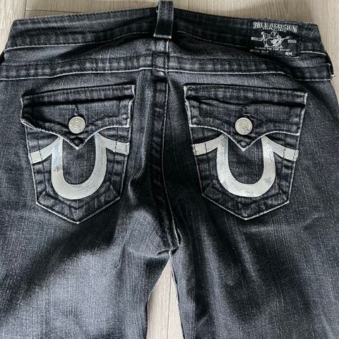 True Religion Y2K rett, mid rise