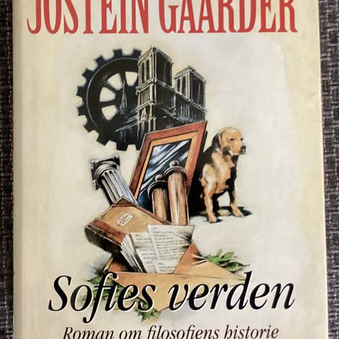 «SOFIES VERDEN»-JOSTEIN GAARDER- 1 meget tykk, flott bok, 1996- 510 s. 930 gr