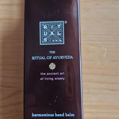 Ritual of Ayurveda hand balm