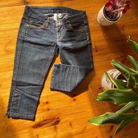 Mango - Søte Capri Jean Bukser Denim