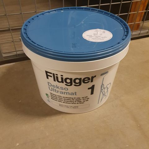 Flugger maling 10l - uåpnet