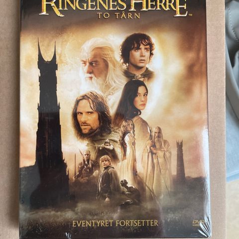 Ringenes herre -To tårn. DVD forseglet