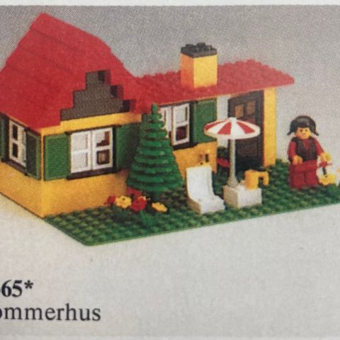 Vintage LEGO #6365 Sommer hus 1981. Som NY.
