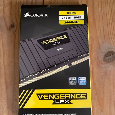 Corsair Vengeance 16GB (2x8) DDR4 RAM 2666MHz