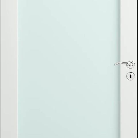 Scanflex Trend 1 dørblad med klart glass (helt ny) selges billig