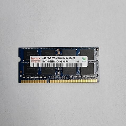 Oppgrader Din Bærbare: 4GB DDR3 SODIMM RAM - Perfekt for Eldre Laptoper!