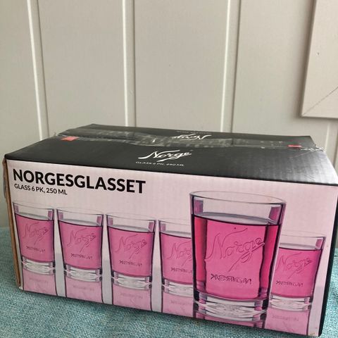 Norgesglass 250 cl.