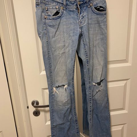 Miss me bootcut jeans / sleng bukse str 28