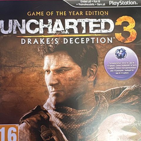 Playstation 3  - Uncharted 3 Drake's deception. (Game of the year edition)
