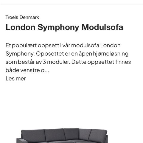 Sofa - London Symphony