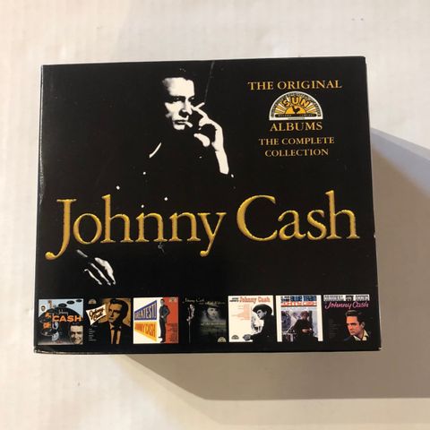 JOHNNY CASH / THE ORIGINAL SUN ALBUMS - 7 X CD BOKS