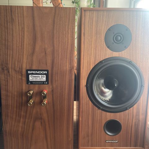 Spendor Classic 2/3 walnut "Sound as good as anything we’ve heard"