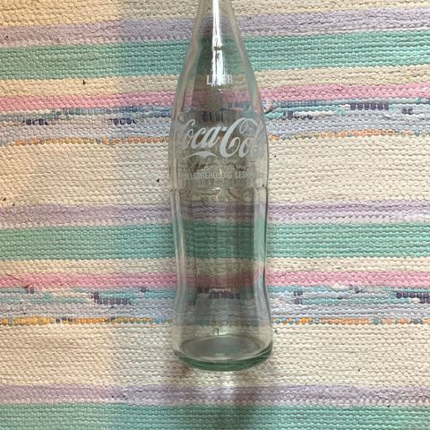 Vintage Cola glassflaske 1 liter