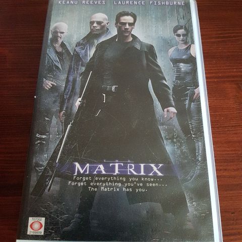 The Matrix med Keanu Reeves vhs