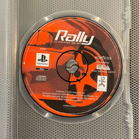 Rally Championship Playstation / PS1 *KUN DISC*