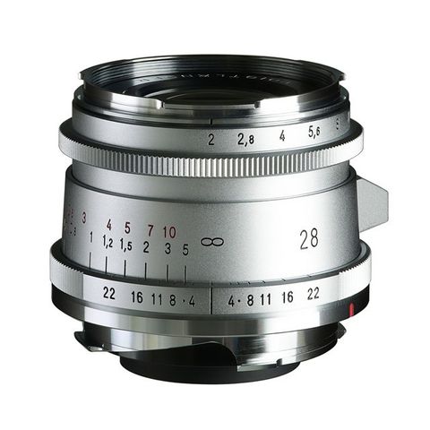 Voigtländer 28mm f2 Ultron ASPH VM II Sølv til Leica M