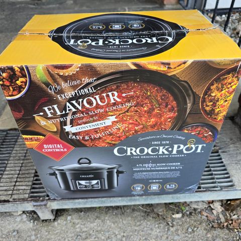 Crock-Pot slow cooker (langtidskoker)