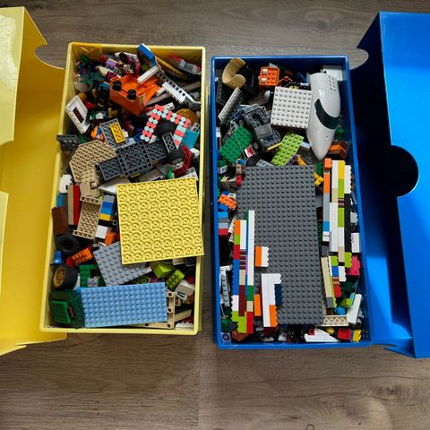 lego + oppbevaringboks