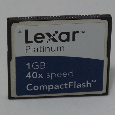 Lexar 40x Speed 1 GB CF Platinum Compact Flash Card
