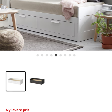 IKEA Brimnes seng (madrass medfølger ikke)