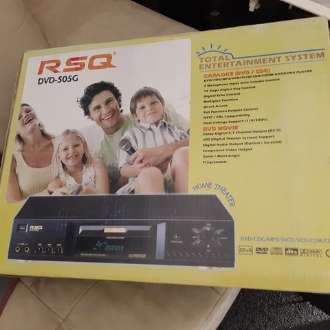 Karaoke-spiller - RSQ-DVD505G - Multispiller for CD/DVD/CDG.