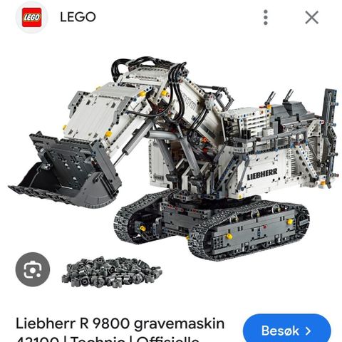 Lego gravemaskin, Liebherr R9800