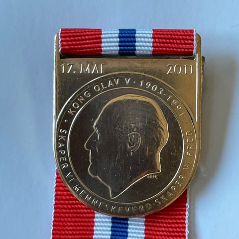 17 mai medalje 2011 ubrukt
