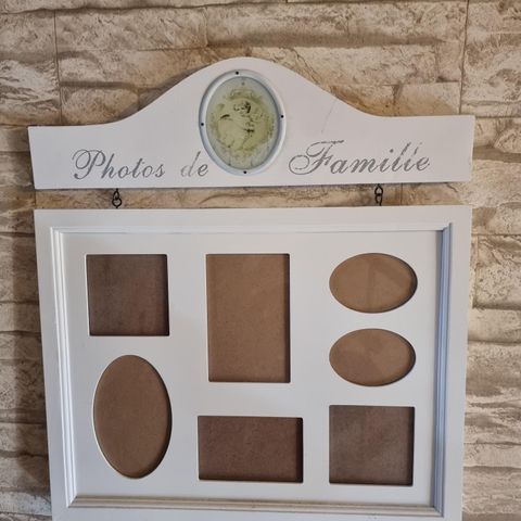 Bilderamme, shabby chic, photos de familie