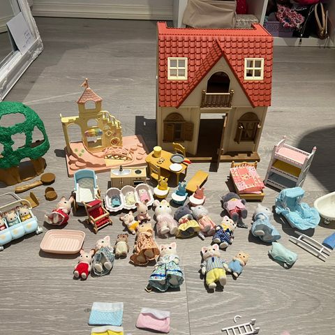 Stor sylvanian families pakke