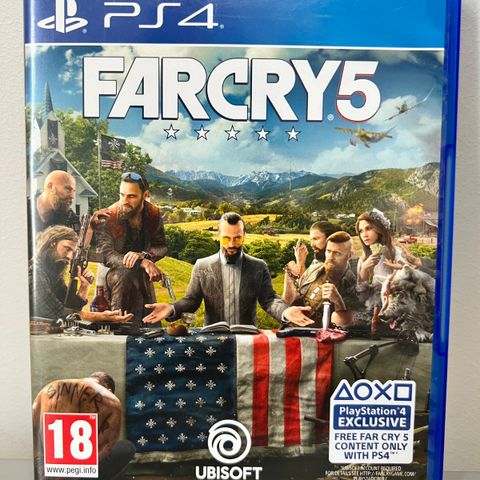 PlayStation 4 spill: Farcry 5