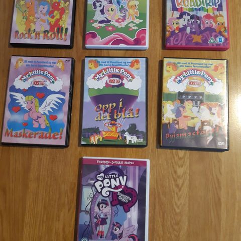 Diverse My Little Pony DVD-er