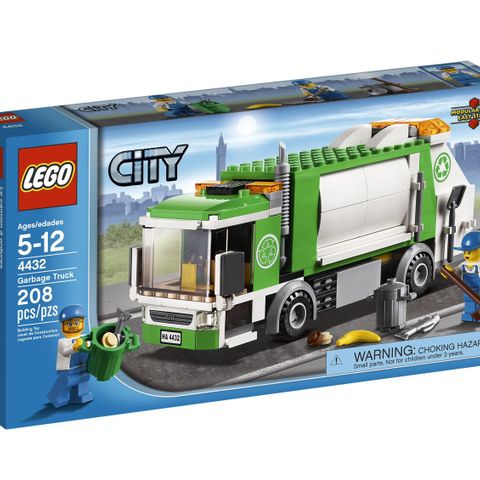 Lego Citry renovasjons-/søppelbil (4432)