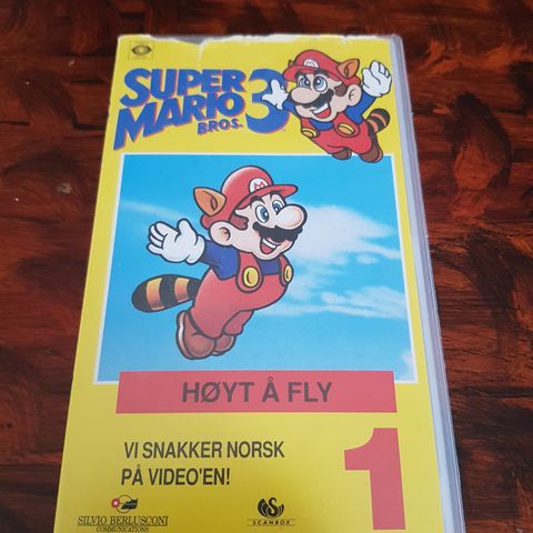 Super Mario 3 Høyt å fly vhs