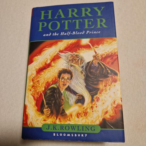 First Edition Harry Potter and the half-blood Prince engelsk hardback