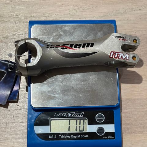 NOS ITM magnesium stem 110mm, 110 gram