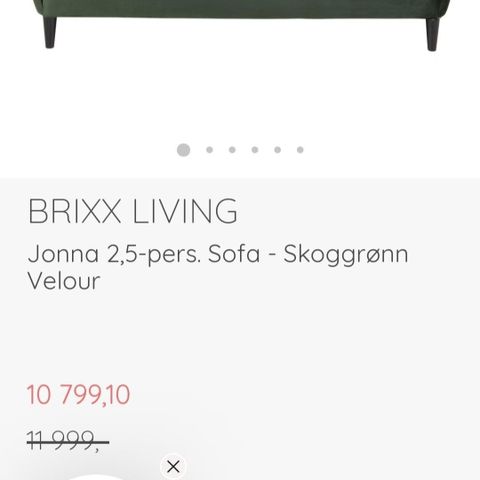 Helt Ny Jonna Sofa A-møbler