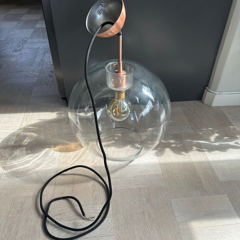 Belid taklampe i klart glass - Ø35