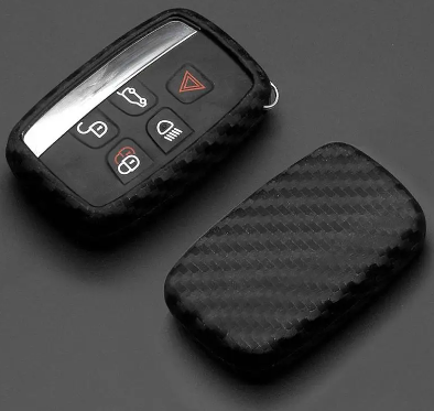 Car Key Case Carbon Silicone Cover For Land Rover Range