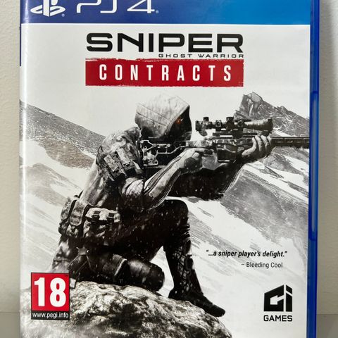 PlayStation 4 spill: Sniper Ghost Warrior Contracts