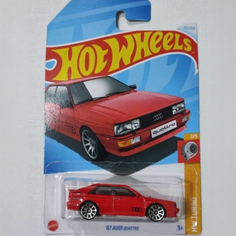 Hot Wheels 87 Audi Quattro