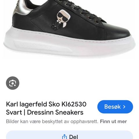 sneakers fra Karl Lagerfeldt
